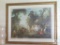 Vintage Victorian scene picture framed and matted 44
