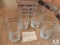 Set 4 South Carolina TriCentennial 1670 to 1970 glasses