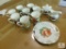 11 piece lot Charter Club Summer Grove coffee cups creamer sugar platter