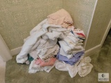 Large lot linens Towels, Sheets, Washcloths, Curtains and Blankets
