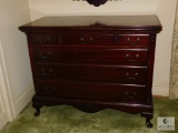 Vintage wood dresser 3 over 3