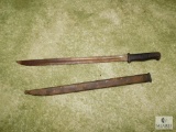 Vintage Bayonet with Metal scabbard