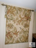 Large 4' x 6' Tapestry with Fennial Rod