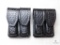 5 new leather double mag pouches fits staggered mags