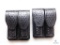 6 new leather double mag pouches fits staggered mags