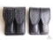 3 new leather double mag pouches fits staggered mags