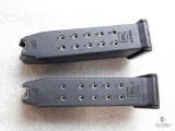 2 Factory Glock .40 S&W magazines 13 round capacity each