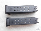 2 Factory Glock .40 S&W magazines each holds 13 rounds of ammo