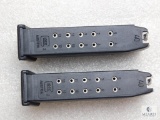 2 Factory Glock .40 S&W Glock magazines each holds 13 rounds of ammo