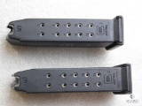 2 Factory Glock .40 S&W magazines each holds 13 Rounds of ammo