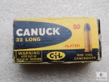 Rare Vintage 50 rounds CIL 32 long rimfire ammo
