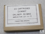 20 Rounds M40 dummy ammo