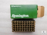 50 Rounds Remington 38 Special Match ammo 148 grain wadcutter