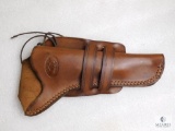 Wylie Custom leather double loop holster