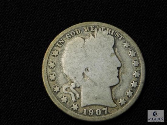 1907-O Barber Half Dollar