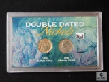 Double dated nickels - 1938 Buffalo and 1938 Jefferson