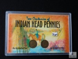 Two Centuries of Indian Head pennies