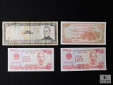 Vietnamese and El Salvadoran currency