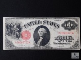 Series 1917 US $1 United States Note - horse blanket