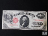 Series 1917 US $1 United States Note - horse blanket