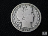 1902-S Barber Half Dollar