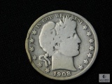 1908-O Barber Half Dollar