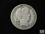 1911 Barber Half Dollar