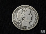 1913-S Barber Half Dollar