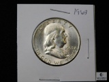 1963 Franklin half dollar