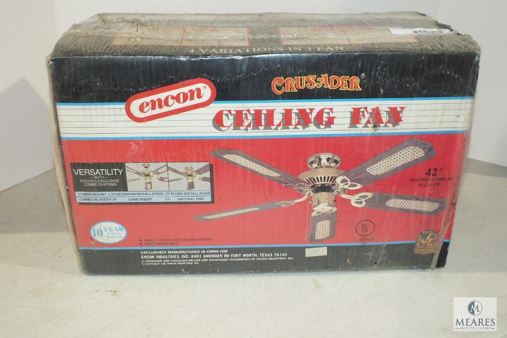 Encon Crusader Ceiling Fan 42 Estate Personal Property