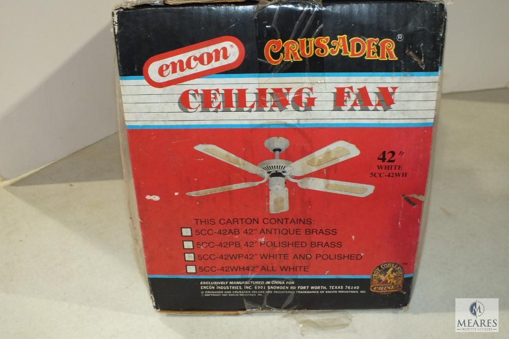 Encon Crusader Ceiling Fan 42 Estate Personal Property