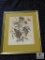 Arthur Singer No.8 Birds and Foliage Prints Matted & Framed 12.5