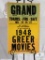 Grand Theatre Greer, SC 1948 Movies Poster Original - laminated 22