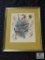 Arthur Singer No.7 Birds and Foliage Prints Matted & Framed 12.5