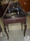Vintage Singer Sewing Machine #AK900679 Wood Table Mounted