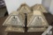 Anchor Hocking Arlington Punch Bowl & 2 New Sets Glass & Stoneware Plates