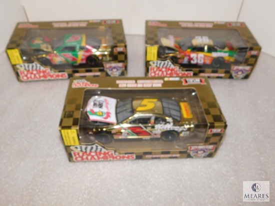 Lot 3 New 1:24 Scale Racing Champions Diecast Nascar Cars