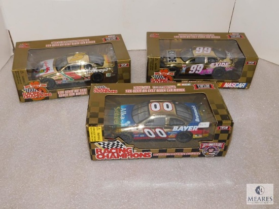 Lot 3 New 1:24 Scale Racing Champions Diecast Nascar Cars