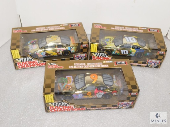 Lot 3 New 1:24 Scale Racing Champions Diecast Nascar Cars