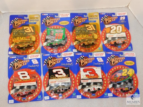 Lot 8 New Winner's Circle 1:64 Diecast Nascar Cars & Collector Cards