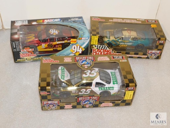 Lot 3 New 1:24 Scale Racing Champions Diecast Nascar Cars