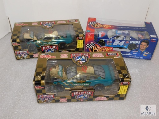 Lot 3 New 1:24 Scale Racing Champions & Winner's Circle Diecast Nascar Cars