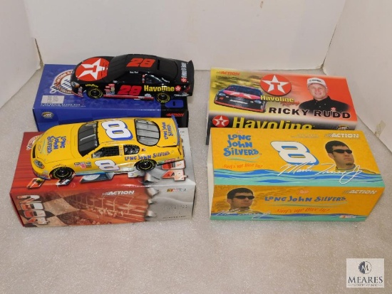 Lot 2 1:24 Scale Diecast Nascar Collector Cars New