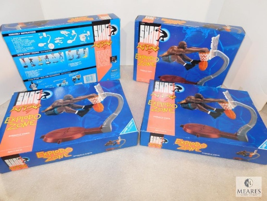 Lot 4 New Shaq Shaquille O'Neal Explodo Zone Toys