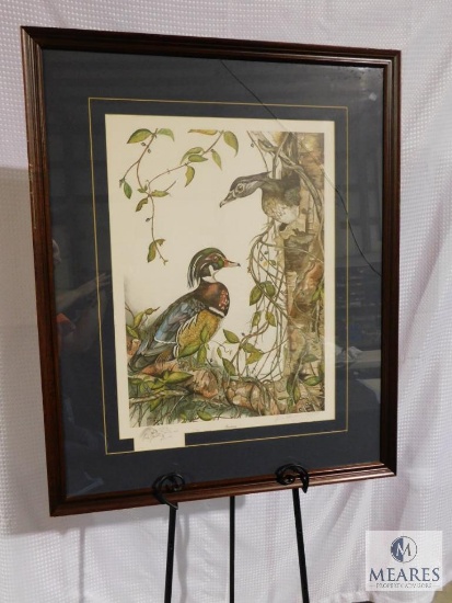 Pamela R. Brown "Sanctuary" ducks Print Signed and numbered 32" x 26"