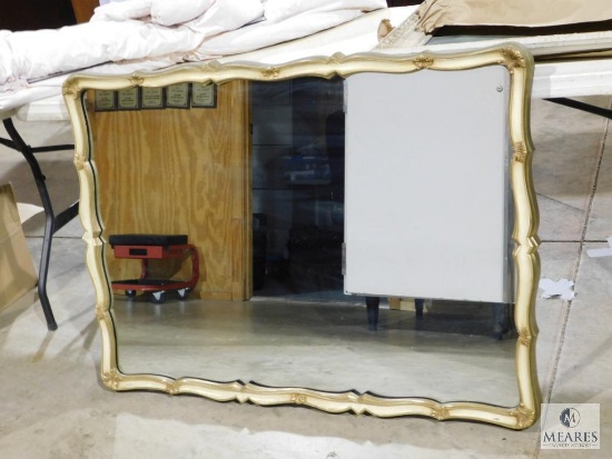 44" x 33" Vintage Heavy Framed Mirror Turner Accessory