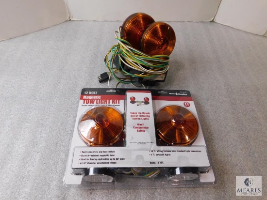 Set 2 Magnetic Tow Light Kits by Haul Master 1 New in package