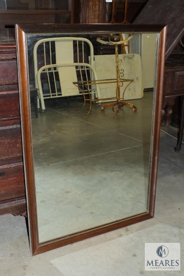 Vintage Wood Framed Mirror 27" x 39"
