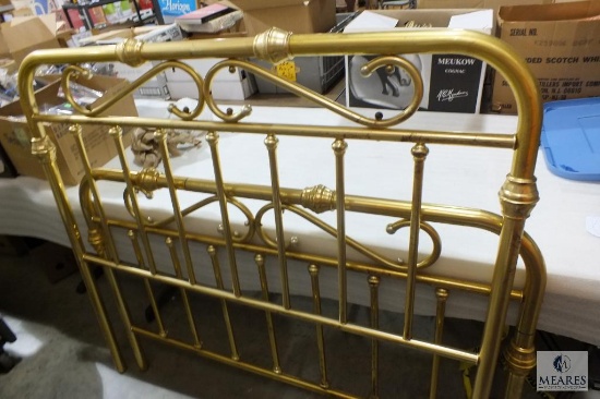 Brass full size Headboard and Footboard Bed