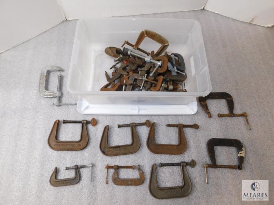 Lot of Small 2" - 3" C-Clamps
